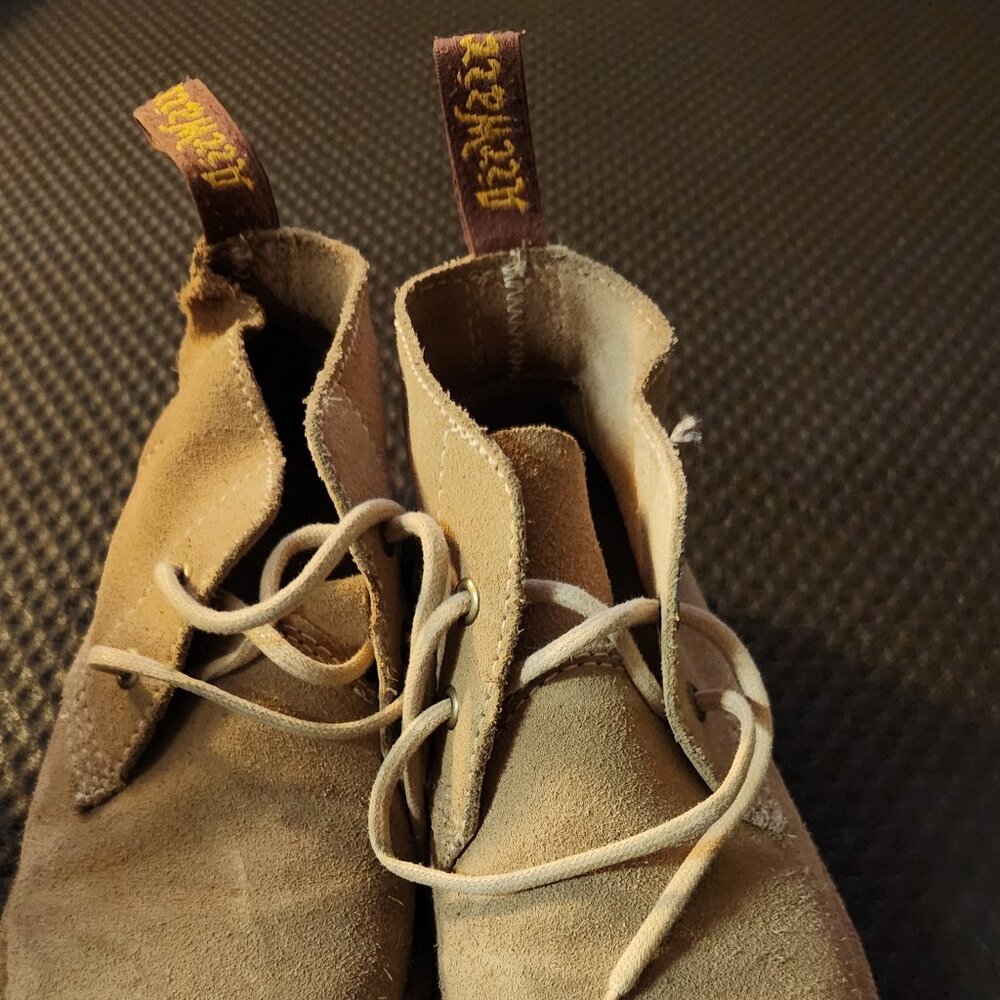 Beige Dr Martens Shoes Loafers